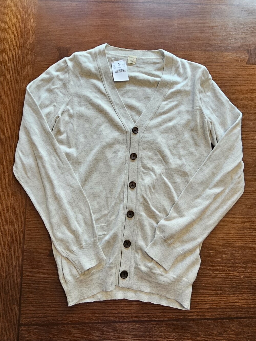Crewcuts Girls Gray V-Neck Cardigan NWT Size 14